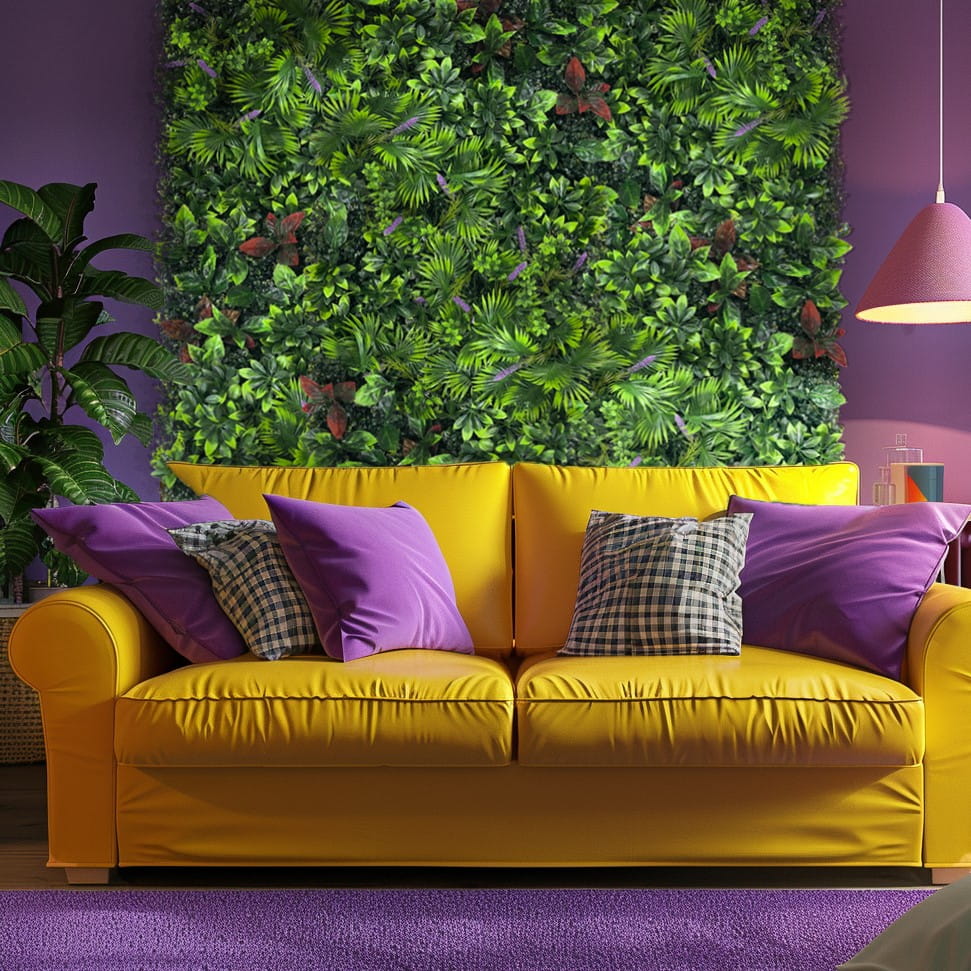Mur végétal Oiseau de Paradis 50x50cm – Green Designers