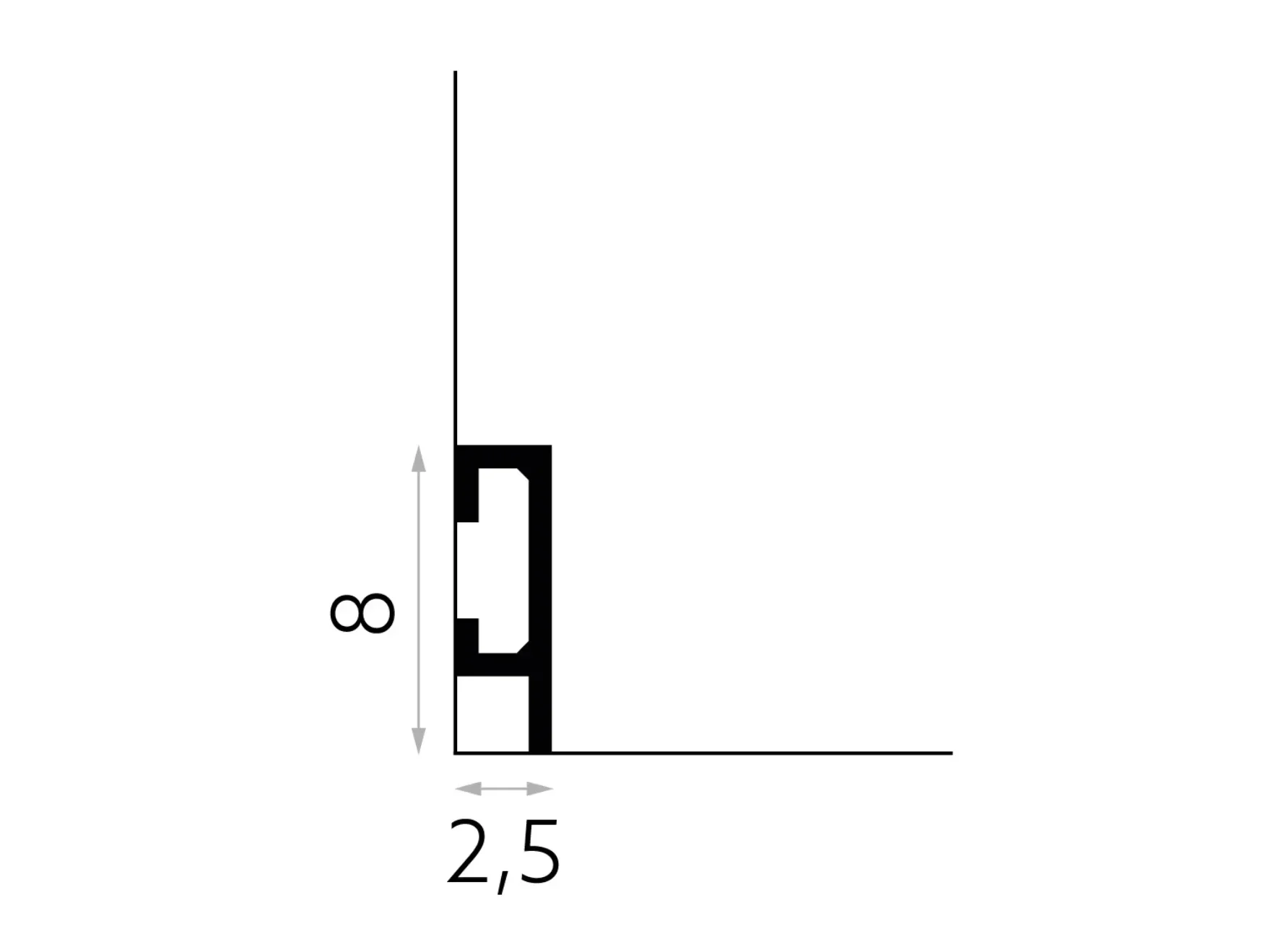 Plinthe Premium QL019P