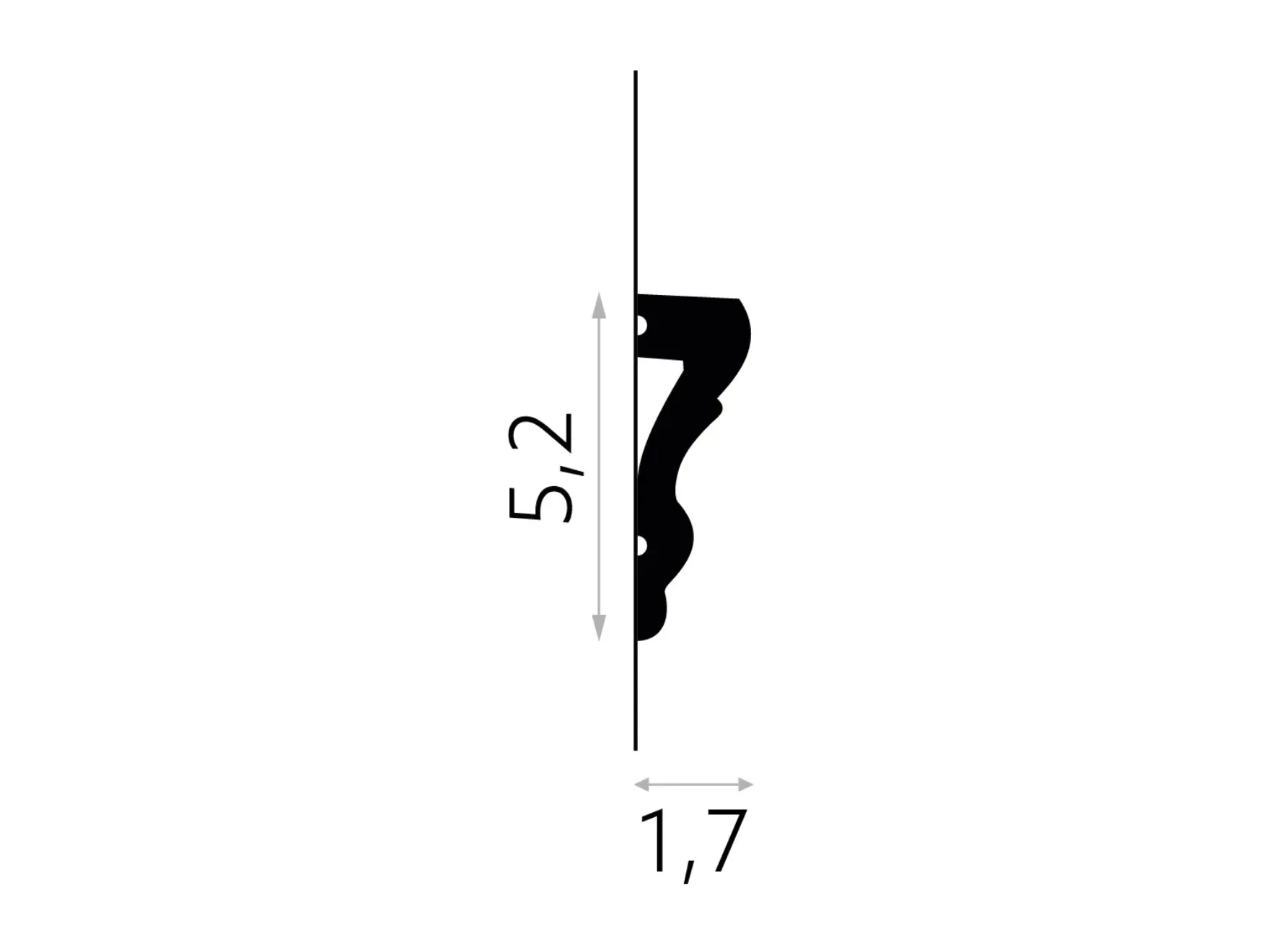 Bandeau mural flexible MD314F
