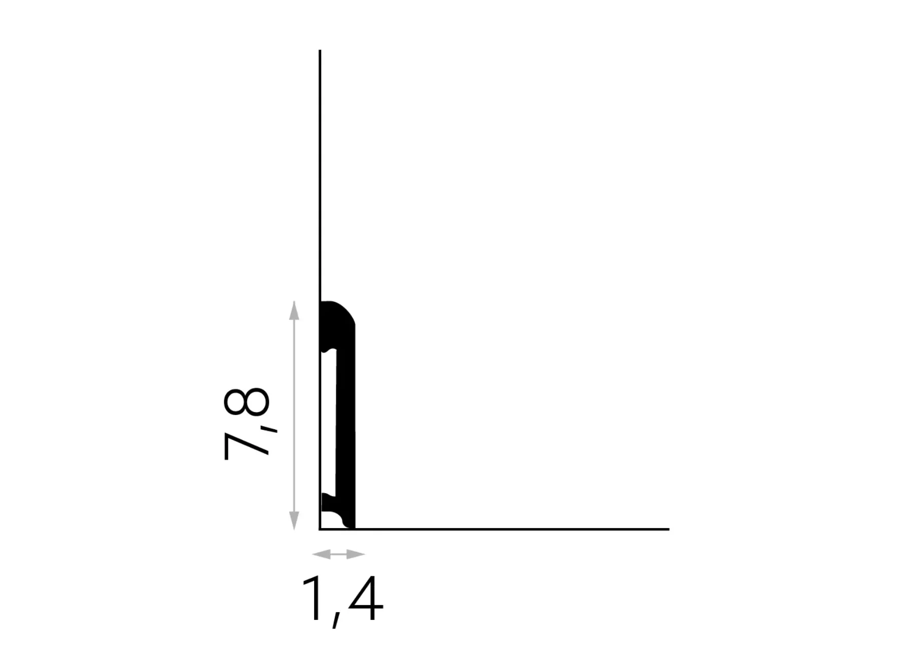 MD234F plinthe flexible
