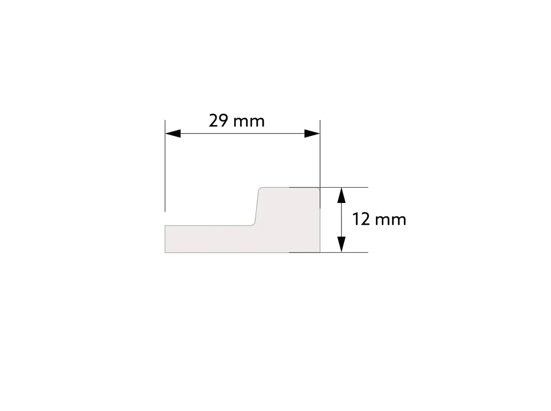 Extrémité droite de la lamelle blanche L0101R