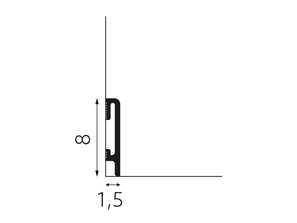 Bande podłogowa DuroFit - PF080 – Premium Floor