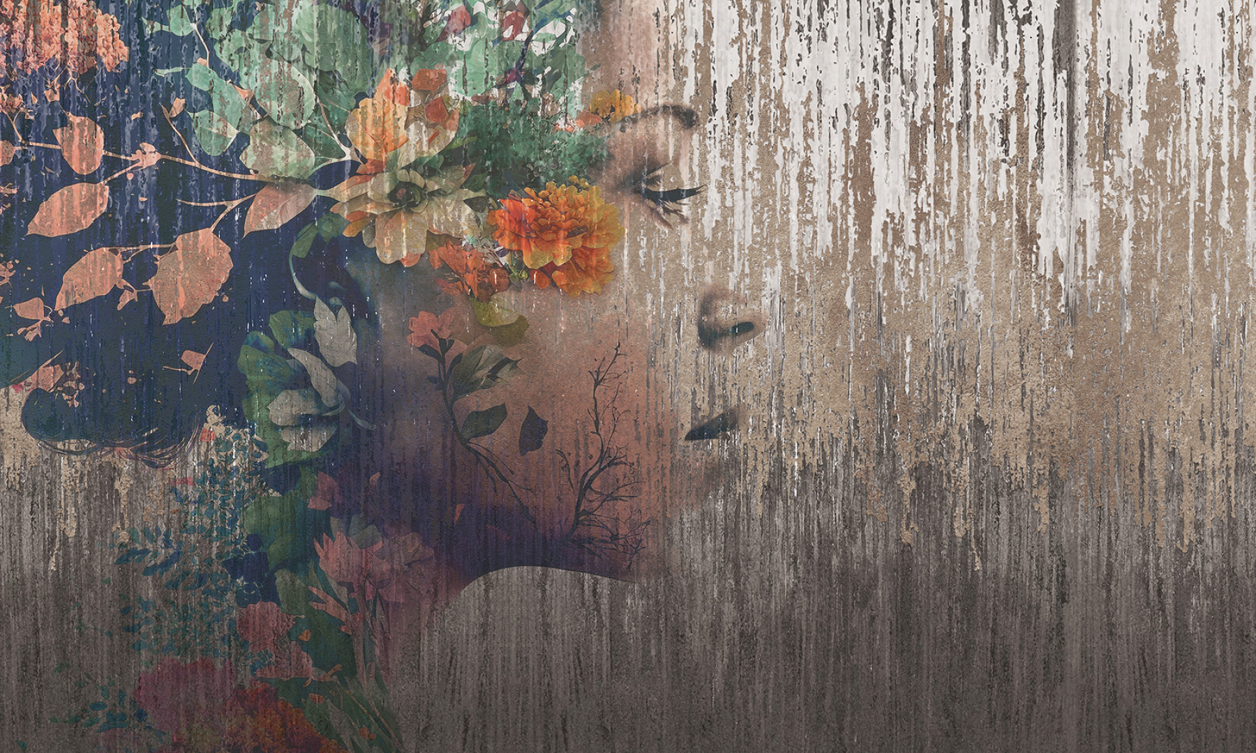 Papier peint Floral head – Rauv
