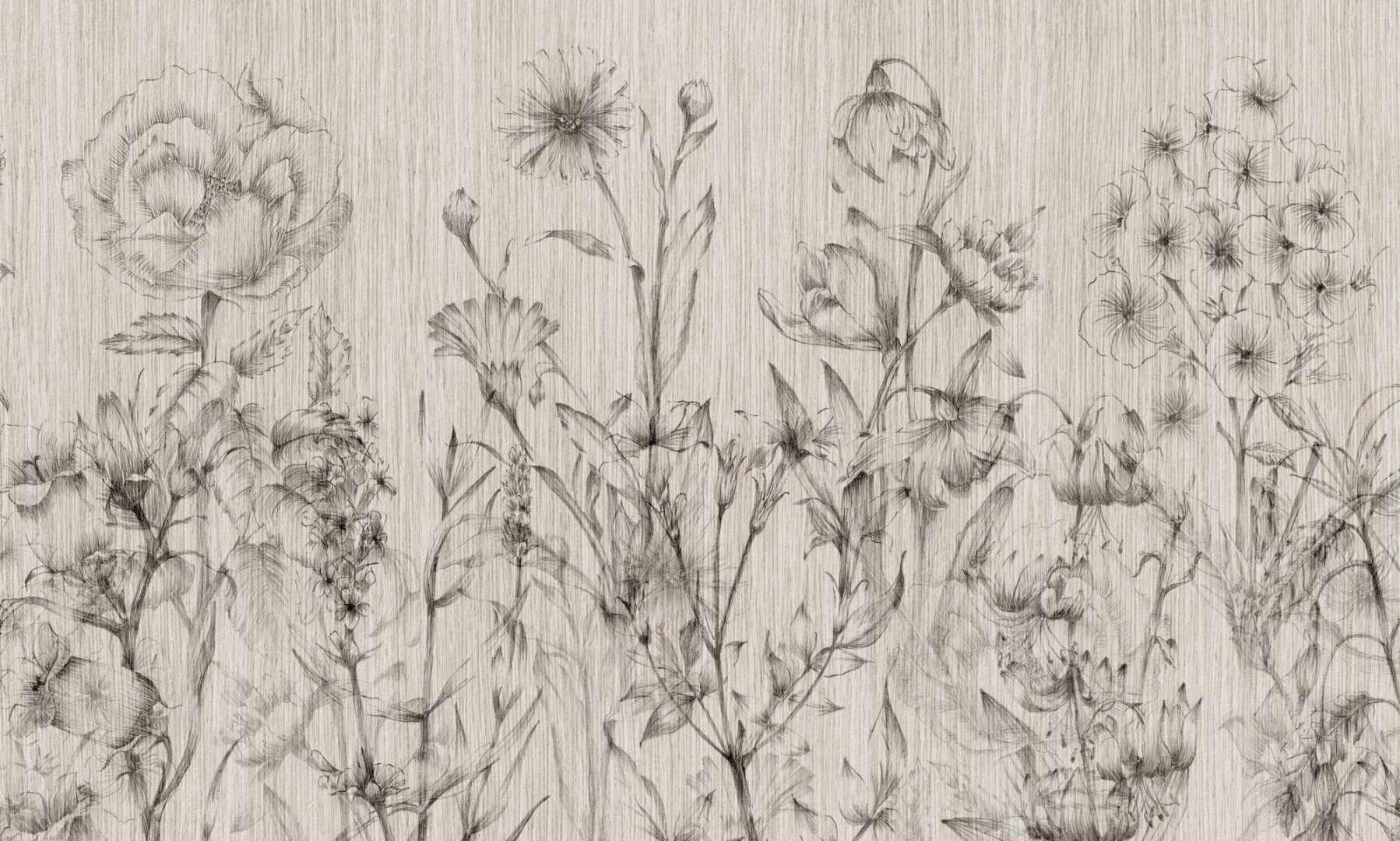 Papier peint Floral pencil – Rauv