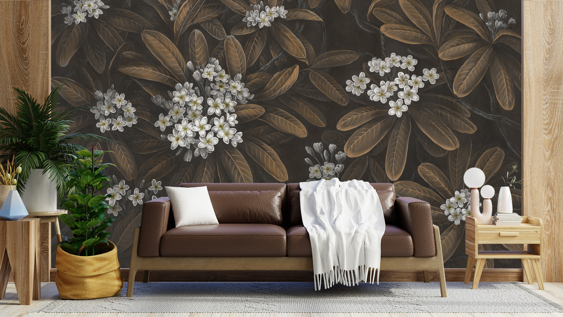 Papier peint Frangipani 3 – Rauv