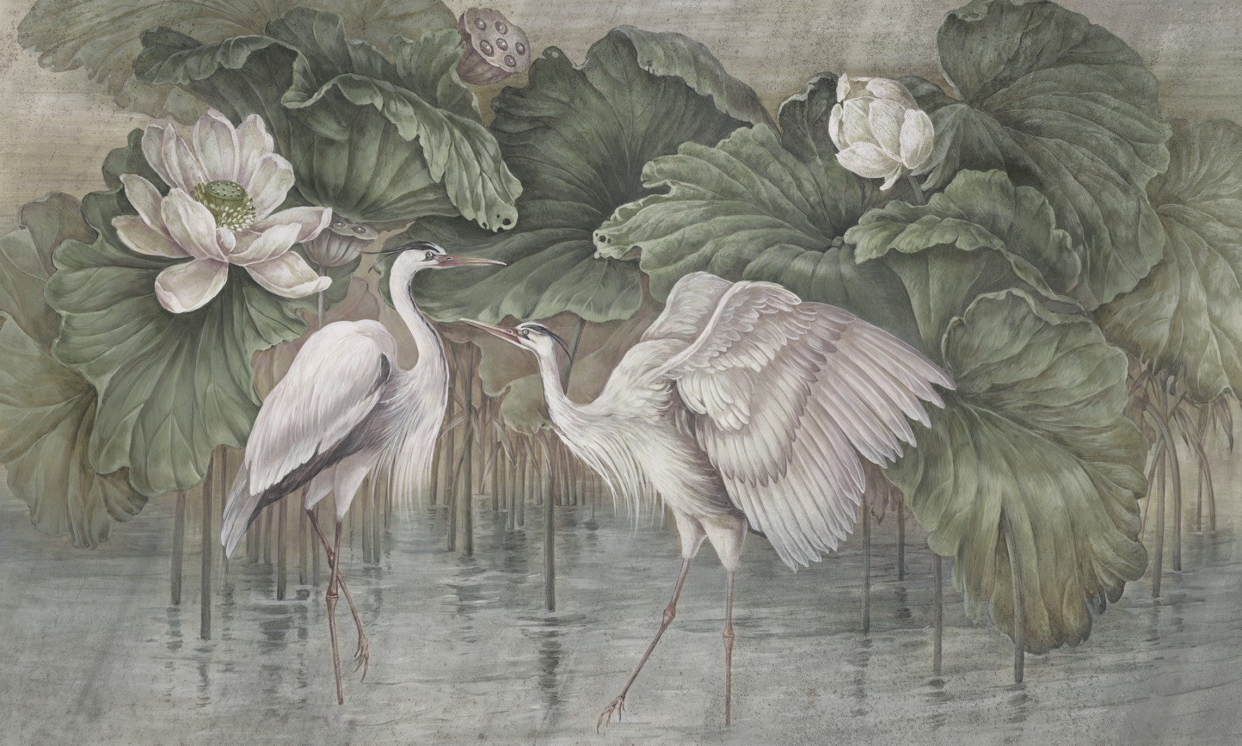 Papier peint Heron haze 3 – Rauv