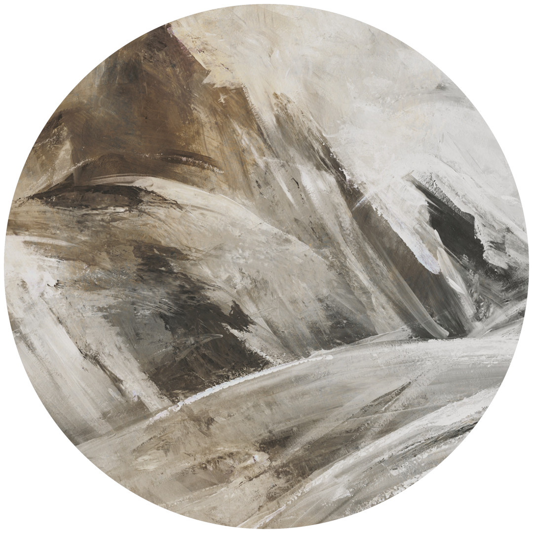 Papier peint cercle Unearthly Summit