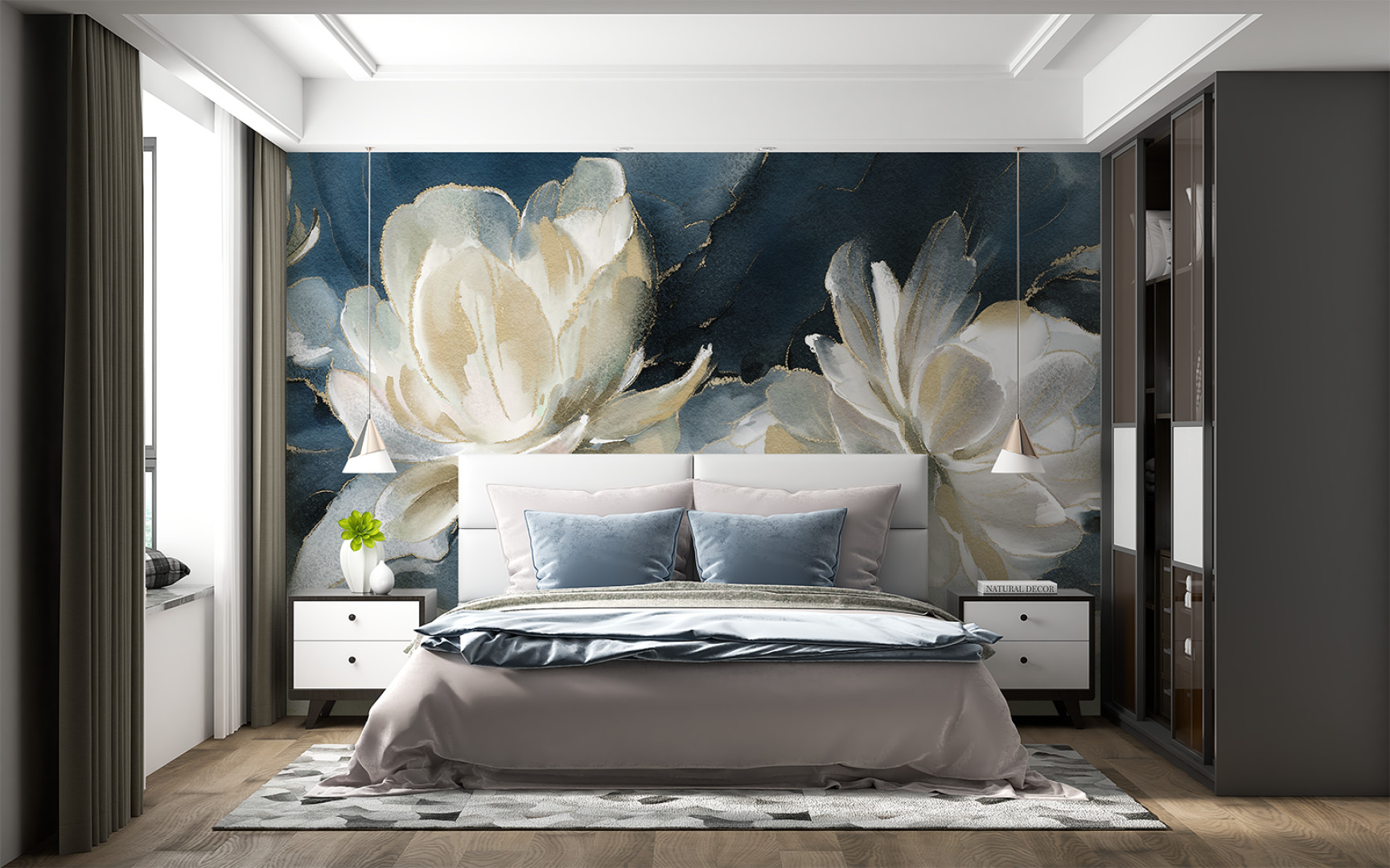 Papier peint Lotus Palette – Rauv