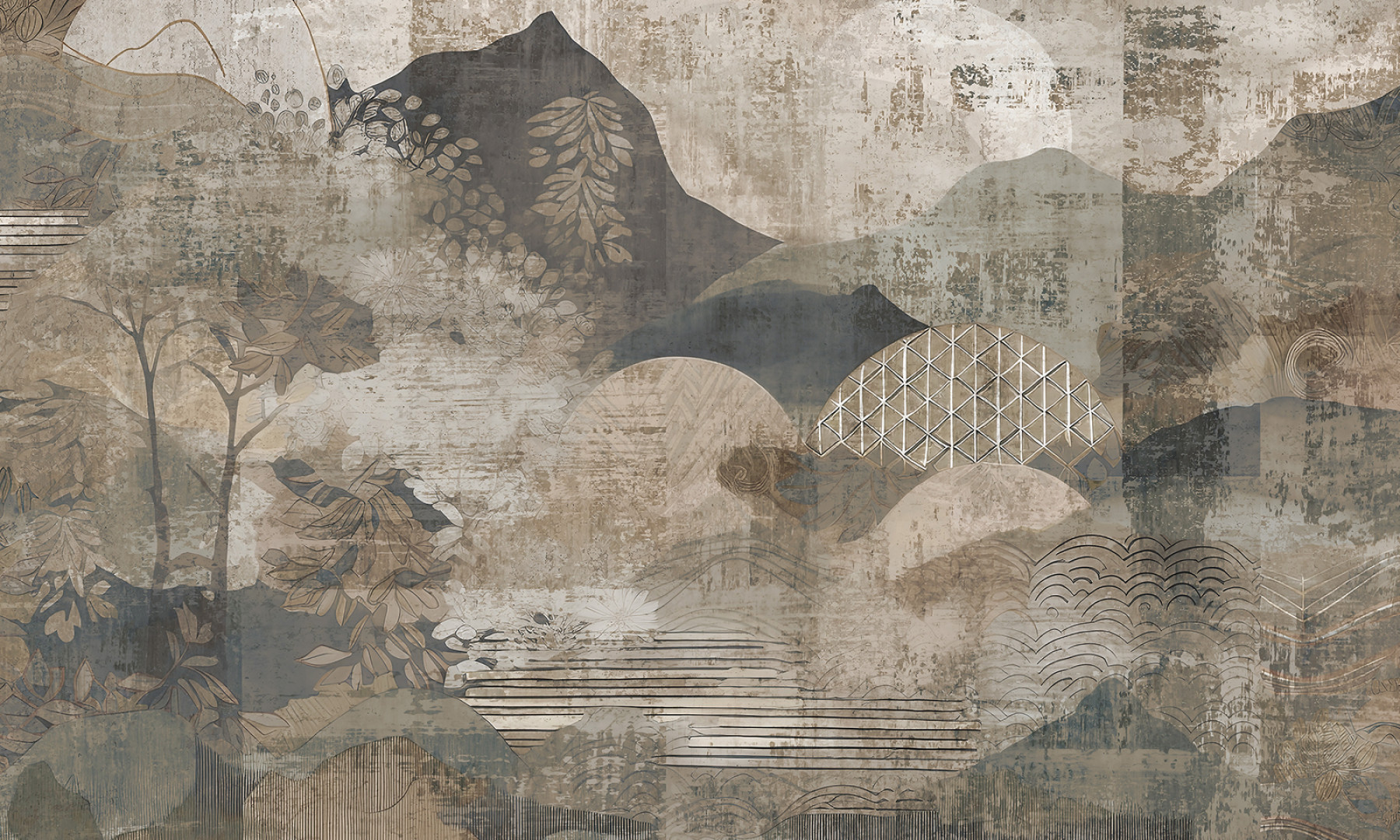 Papier peint Rustic reverie 2 – Rauv