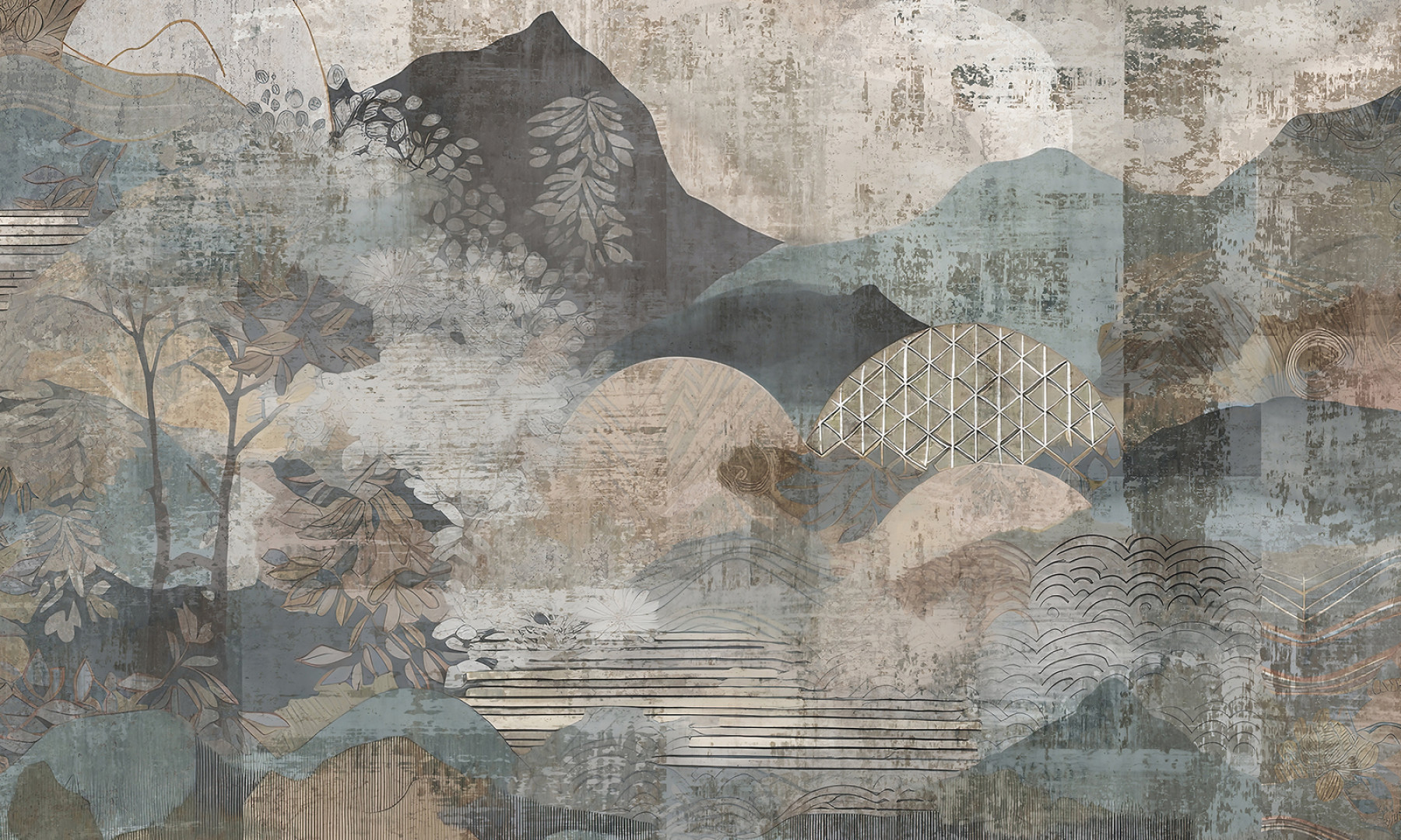 Papier peint Rustic reverie