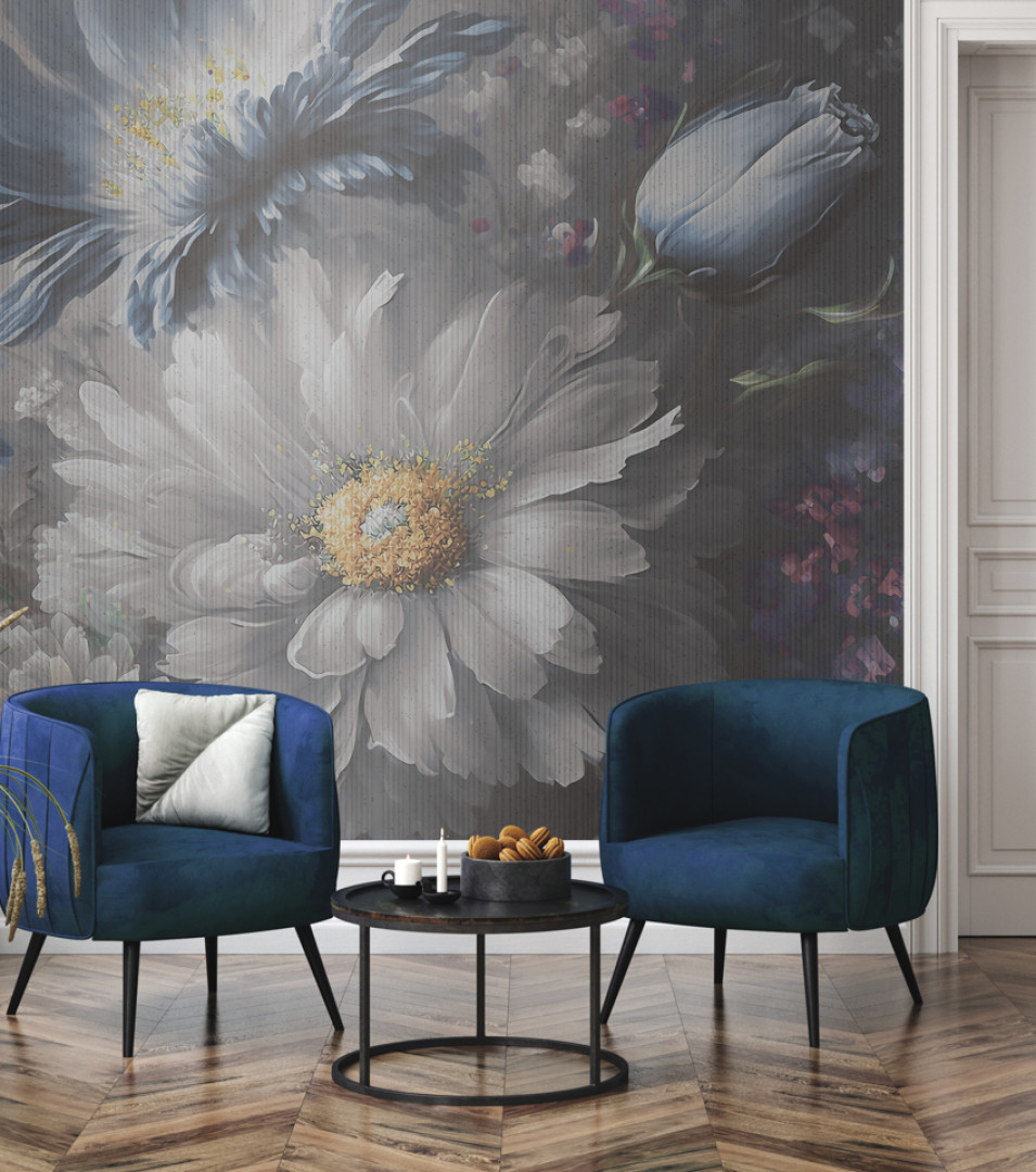 Papier peint Sapphire blooms – Rauv
