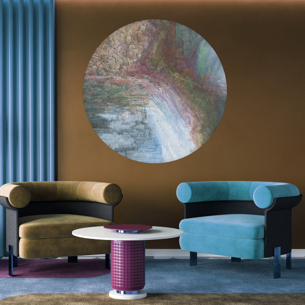 Papier peint cercle Aurora Mist 3 – Rauv