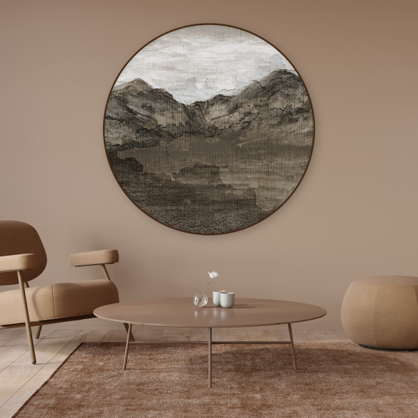 Papier peint cercle Bulky Peaks 2 – Rauv
