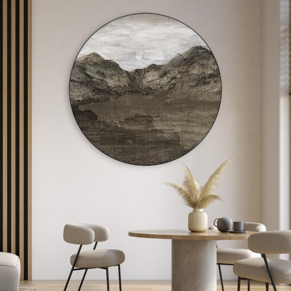 Papier peint cercle Bulky Peaks 2 – Rauv