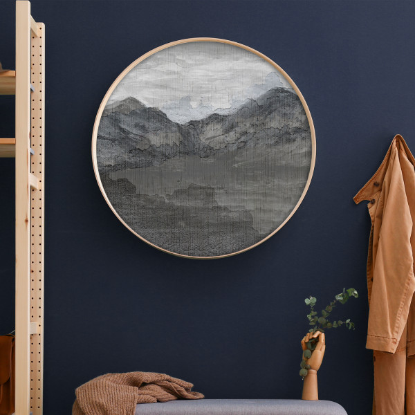 Papier peint cercle Bulky Peaks – Rauv