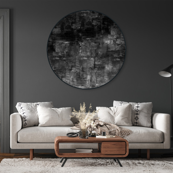 Papier peint cercle Canvas District 3 – Rauv