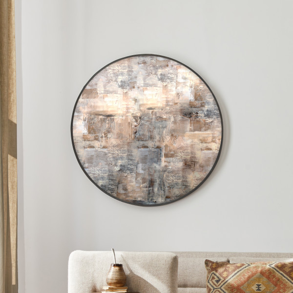 Papier peint cercle Canvas District – Rauv