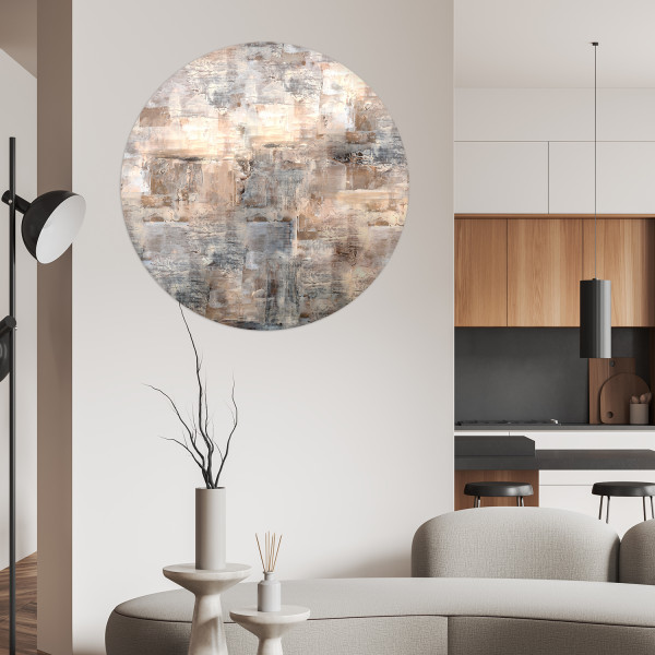 Papier peint cercle Canvas District – Rauv