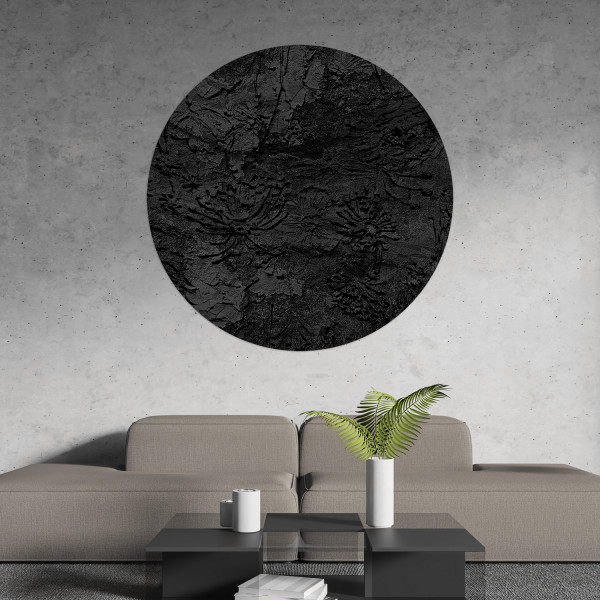 Papier peint cercle Carbon Haze – Rauv