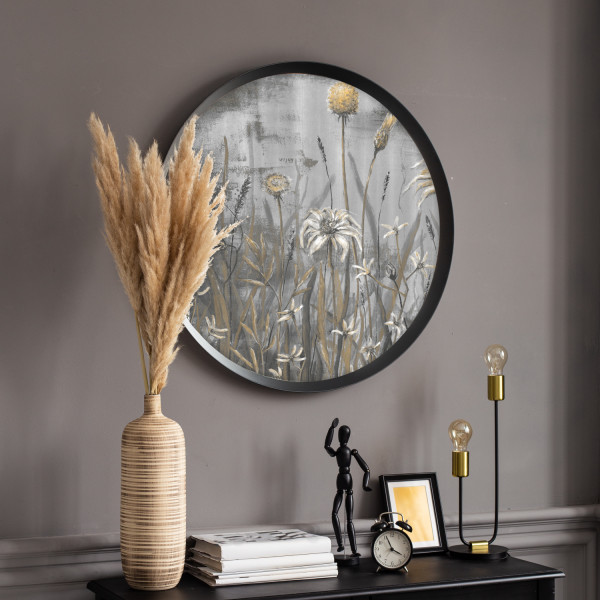 Papier peint cercle Cold Flowers 2 – Rauv