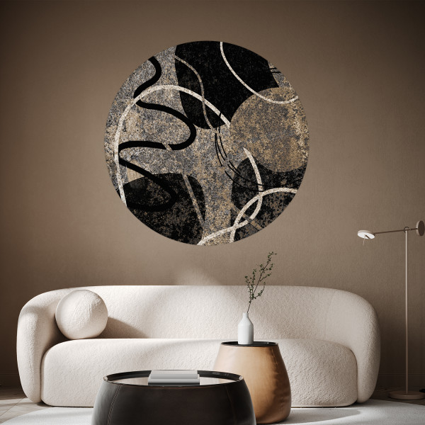Papier peint cercle Fade Signal 2 – Rauv
