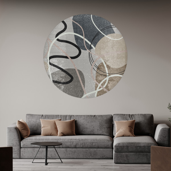Papier peint cercle Fade Signal – Rauv