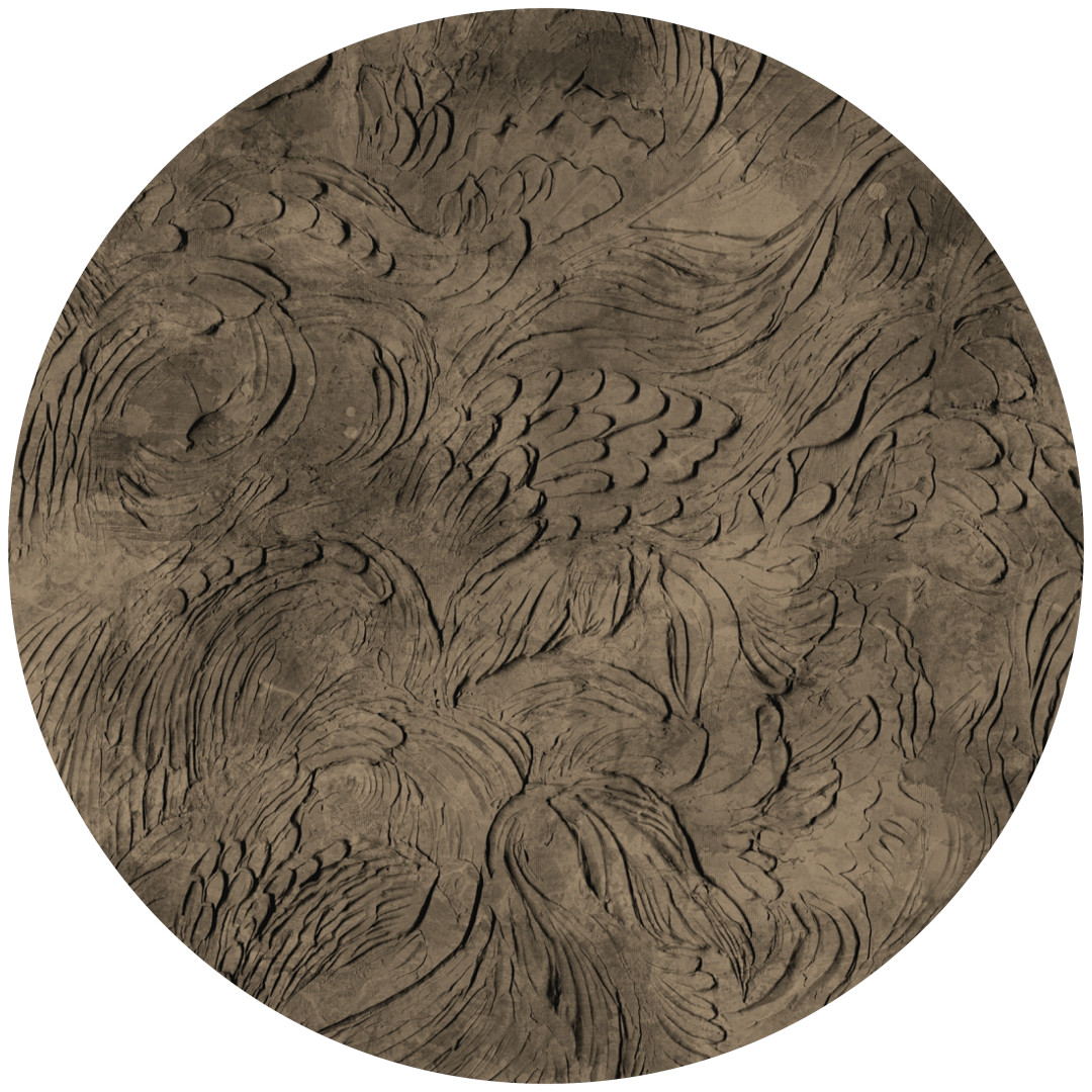 Papier peint cercle Fayla Form