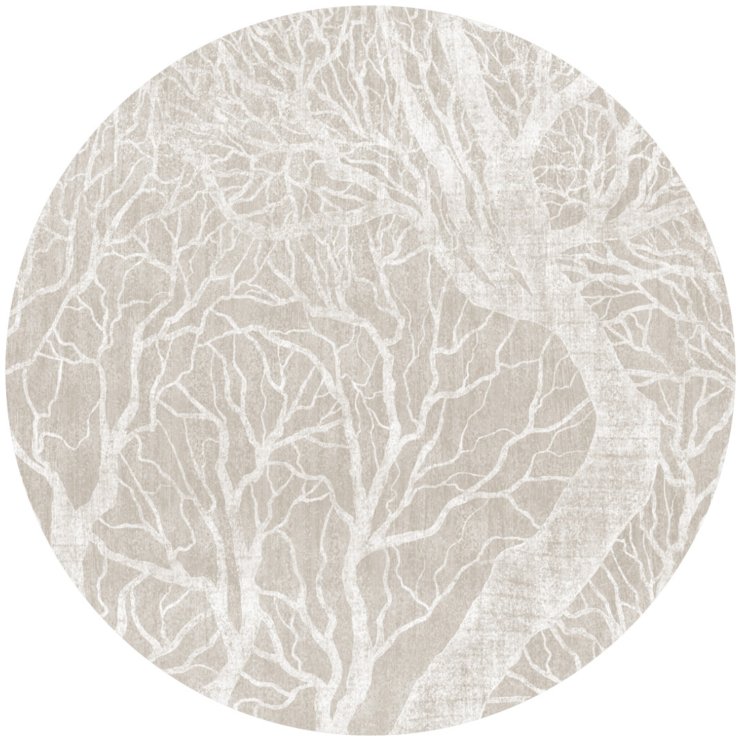 Papier peint cercle Frozen Canopy