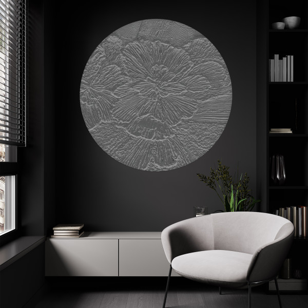 Papier peint cercle Gypsum Petals 3 – Rauv