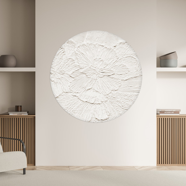 Papier peint cercle Gypsum Petals – Rauv