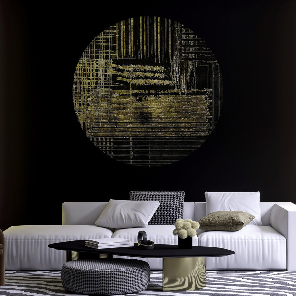 Papier peint cercle Lost In Matrix – Rauv
