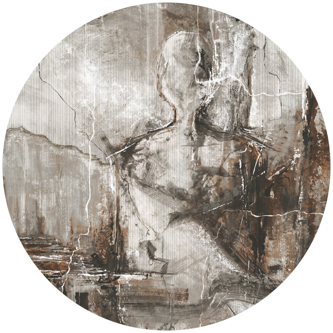 Papier peint cercle Musked Skin