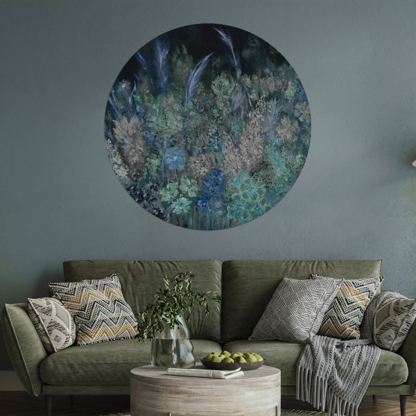 Papier peint cercle Passion Flowers – Rauv