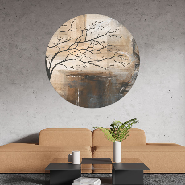 Papier peint cercle Shadow Crown – Rauv