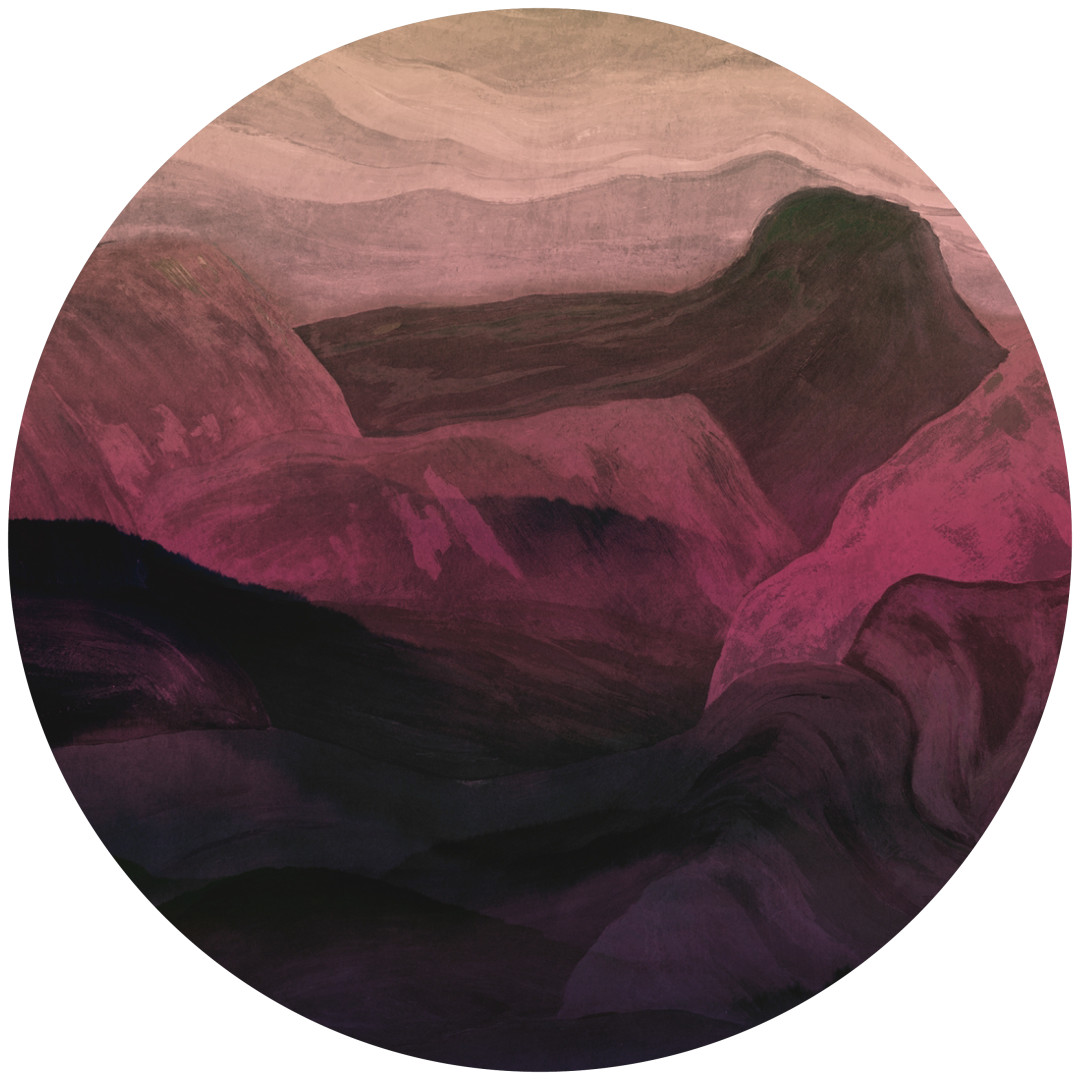 Papier peint cercle Stone Flow 2 – Rauv