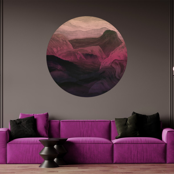 Papier peint cercle Stone Flow 2 – Rauv
