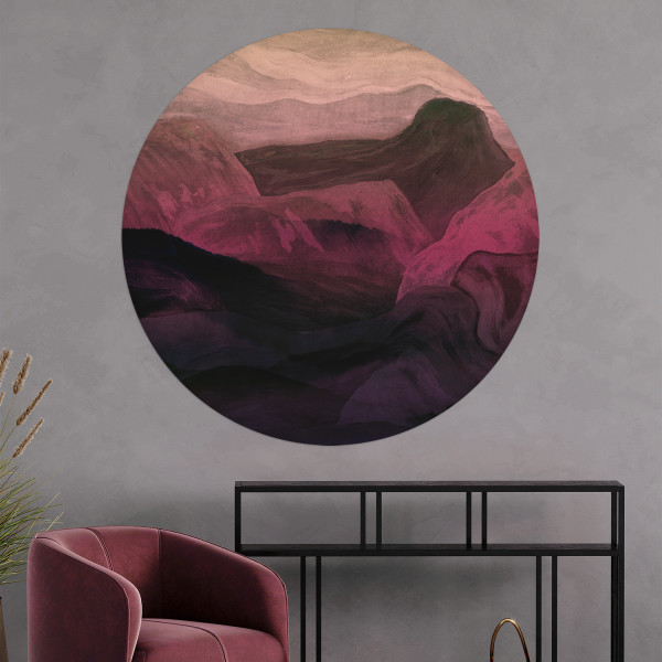 Papier peint cercle Stone Flow 2 – Rauv