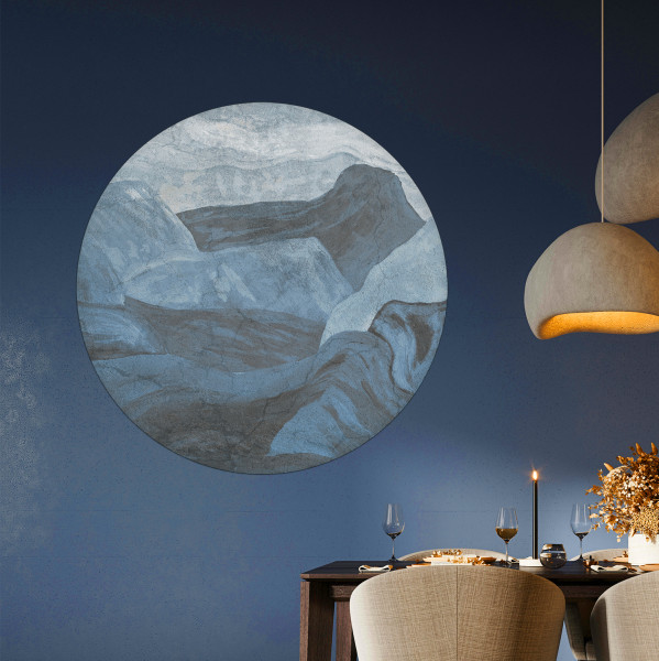 Papier peint cercle Stone Flow 3 – Rauv
