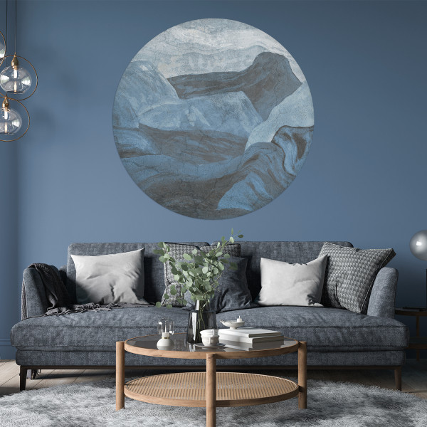 Papier peint cercle Stone Flow 3 – Rauv