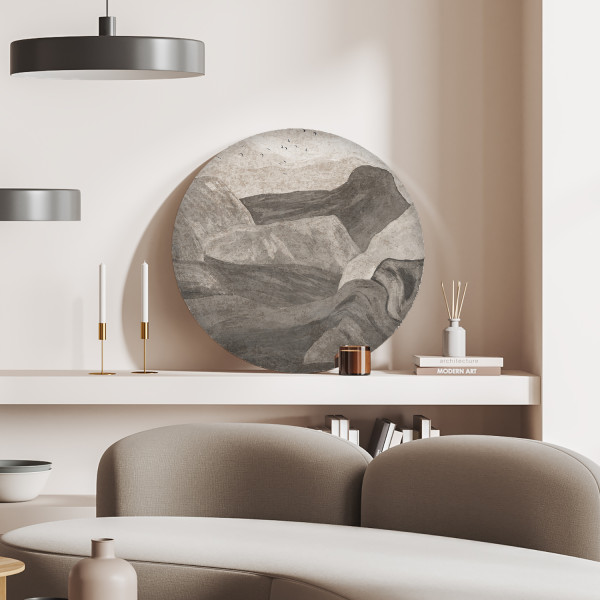 Papier peint cercle Stone Flow – Rauv