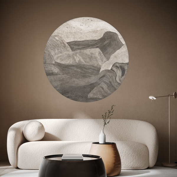 Papier peint cercle Stone Flow – Rauv