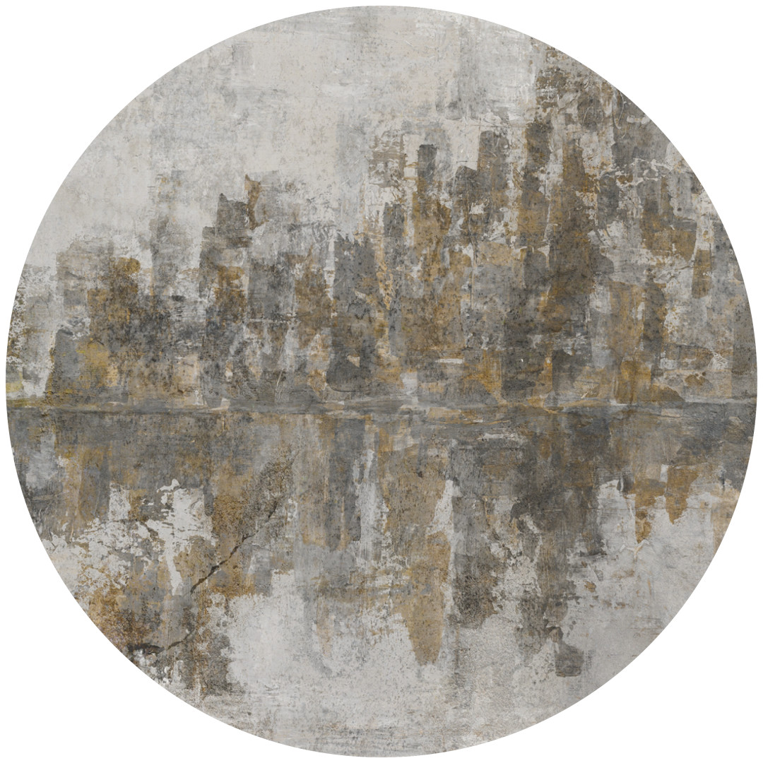 Papier peint cercle Urban Layer 4 – Rauv