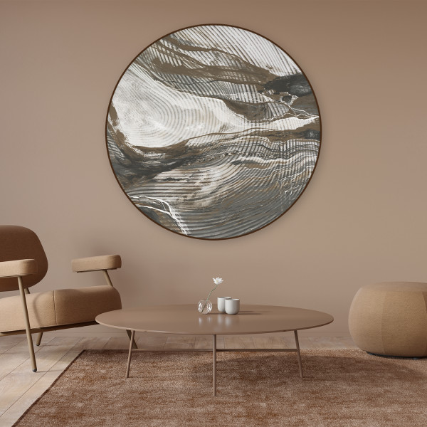 Papier peint cercle Wave Lines – Rauv