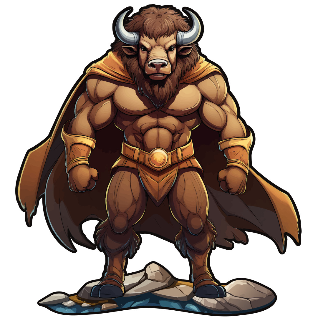 Sticker mural Minotaur