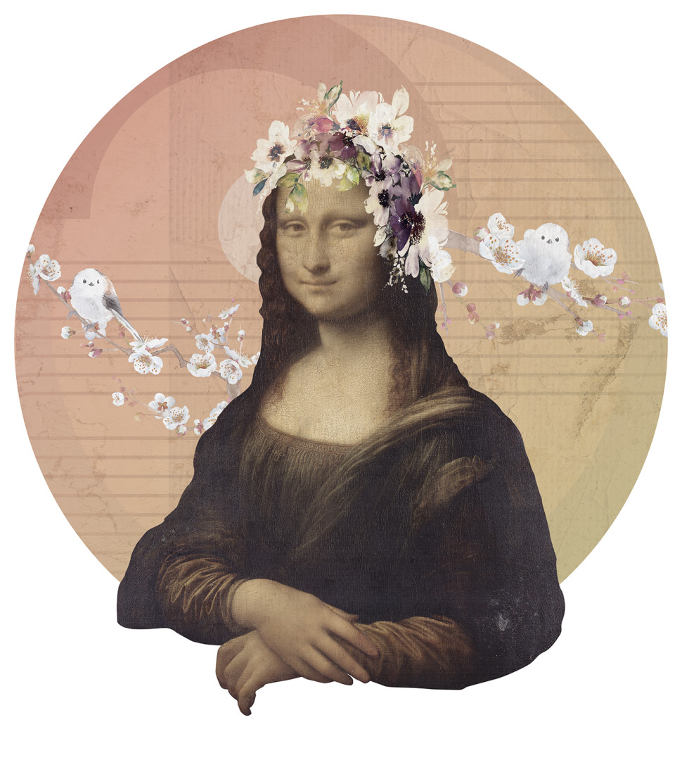 Sticker mural Monalisa