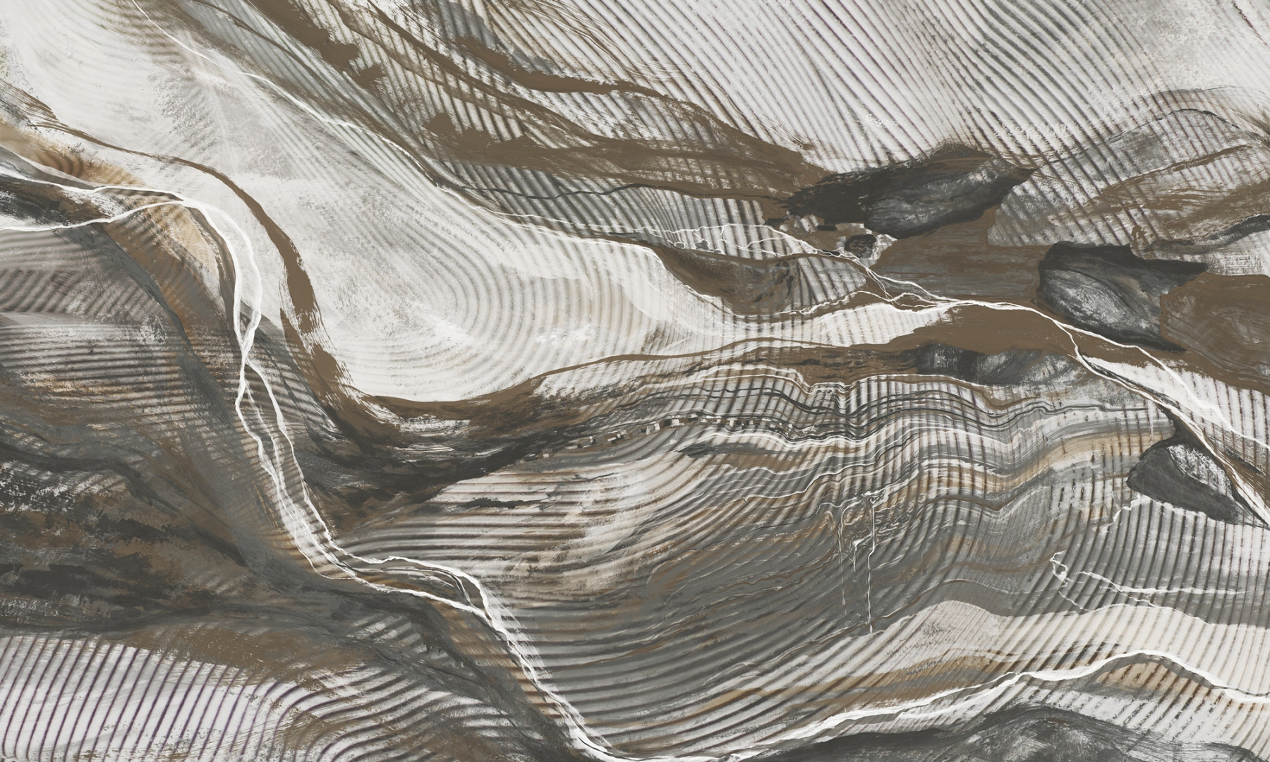Papier peint Wavy Lines – Rauv