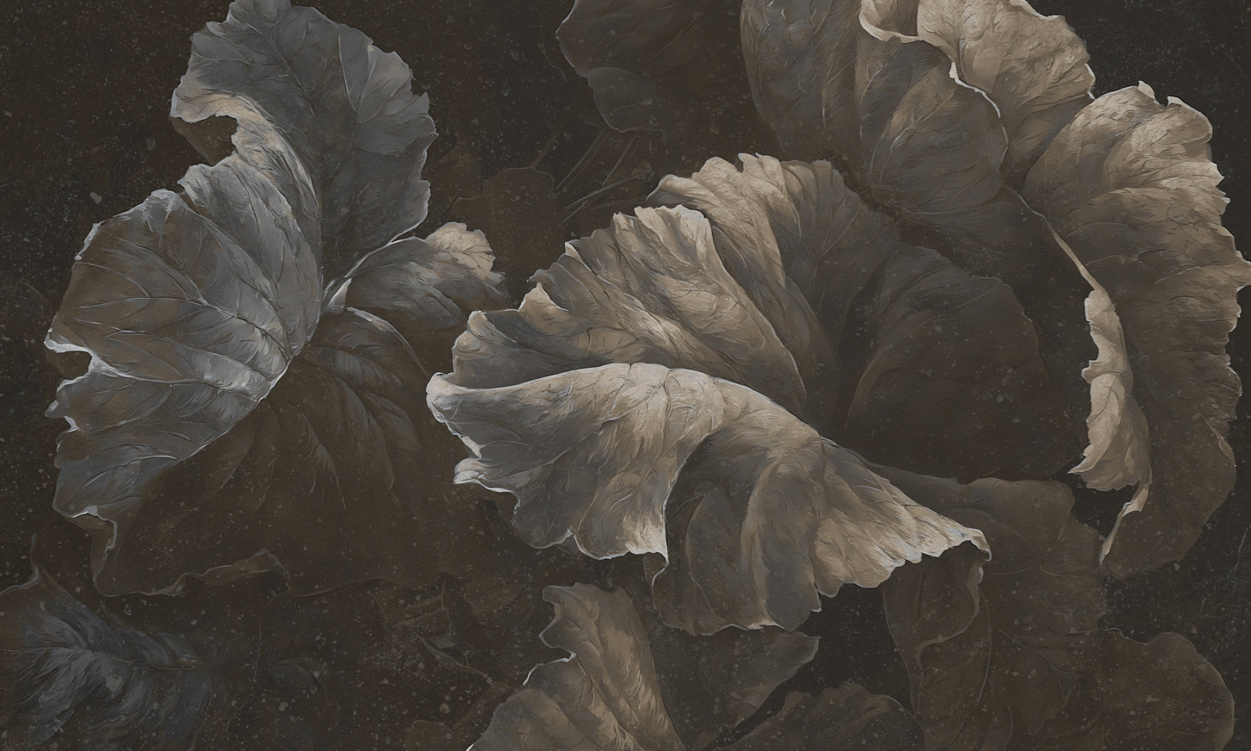 Papier peint Wave leaf