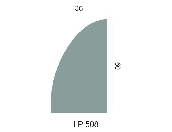 Profilé pour panneaux 3D LP 508 – Rhinst