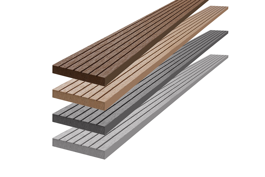 Plinthe composite rainurée 10×72 pour lames de terrasse WPC 4DECK – AlgaWood