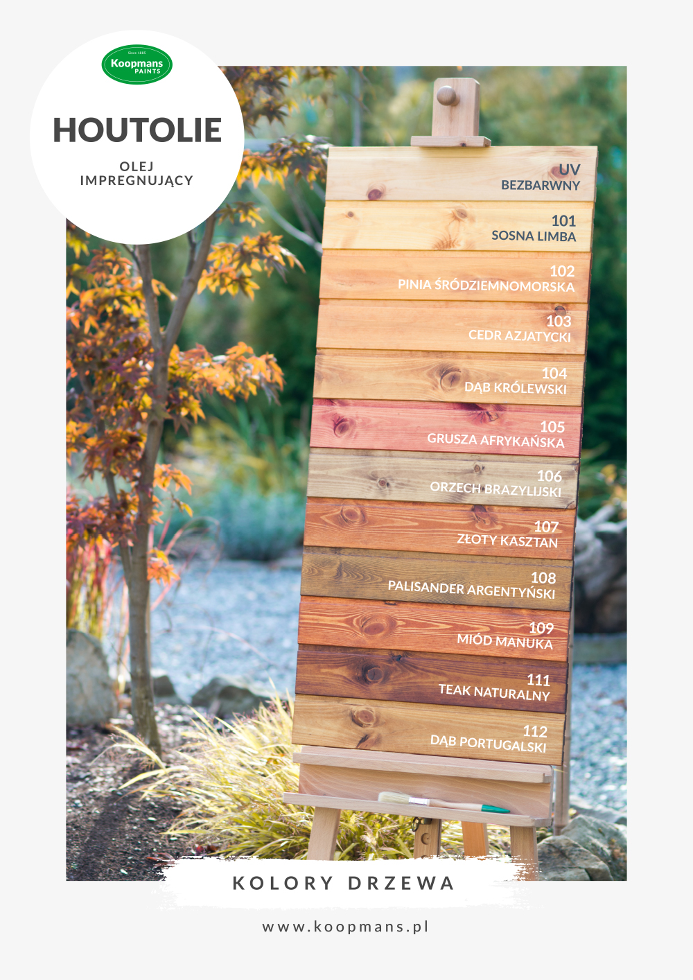 Koopmans HOUTOLIE 20L – Incolore UV – Huile d'imprégnation pour bois – AlgaWood